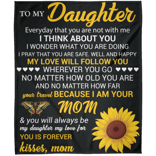 To My Daughter | Fleece Blanket